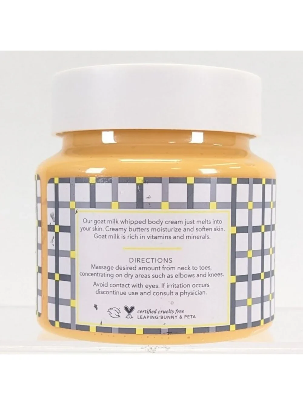 Beekman 1802 Whipped Body Cream 8 oz Classic Pumpkin Pie & Cream Goat Milk